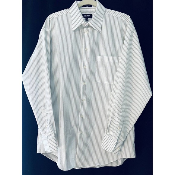 Axcess Men's Dress Shirt Button down Long Sleeve Wrinkle Free. Size 16 34-35 - Picture 1 of 6